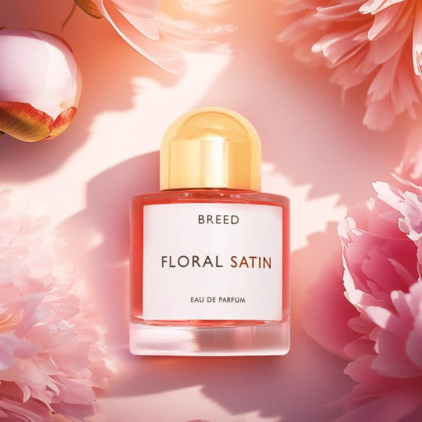 BREED FLORAL SATIN