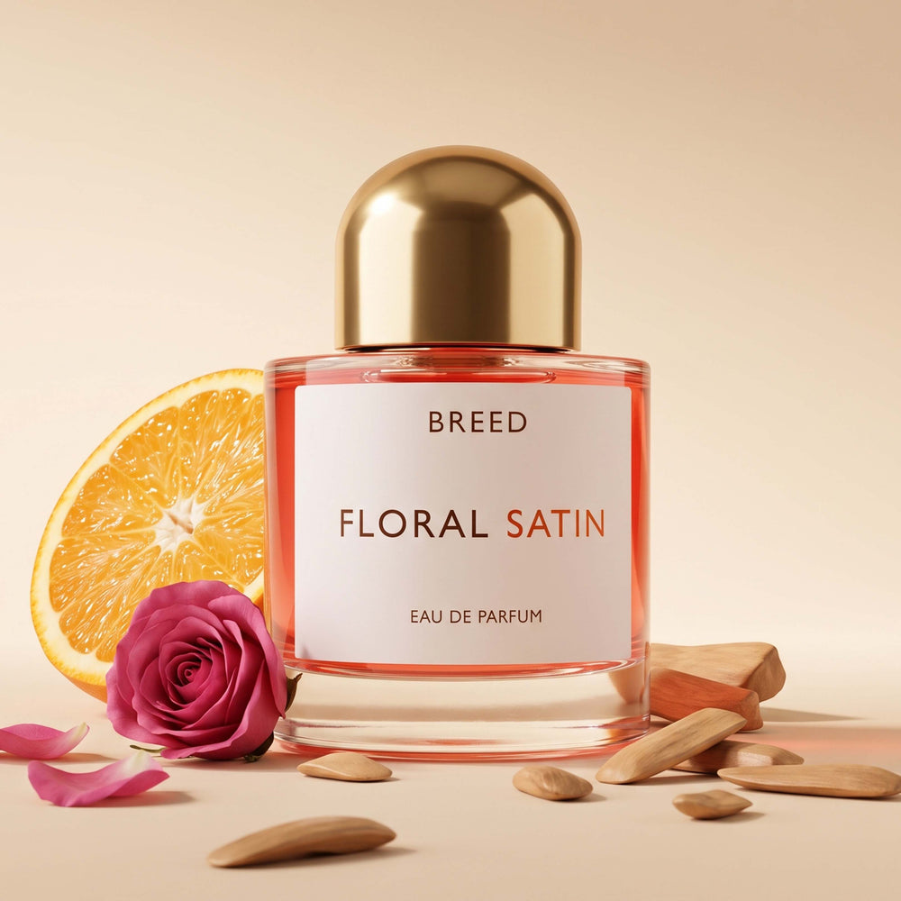 BREED FLORAL SATIN